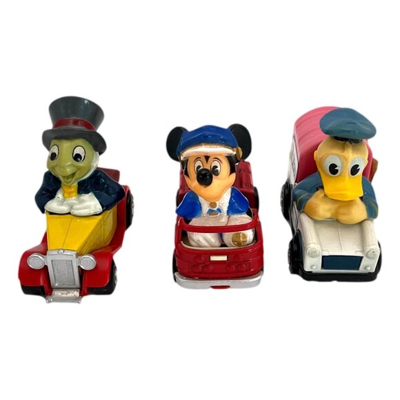 Vintage Walt Disney Matchbox Lesney Lot 3 Diecast Cars Donald Mickey Jiminy 1979 - Picture 1 of 10